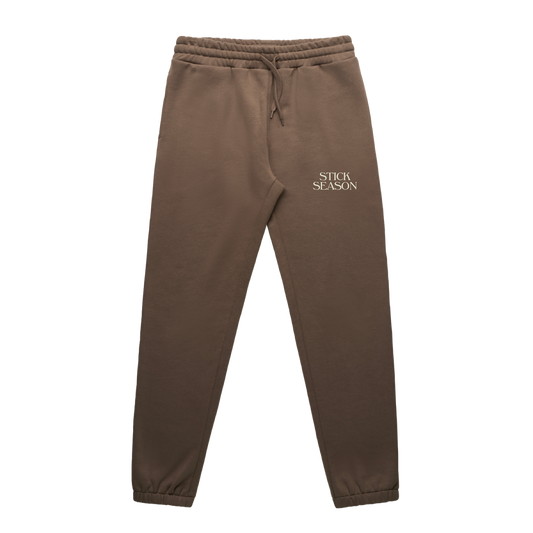 We'll All Be Here Forever Sweat Pants - Brown