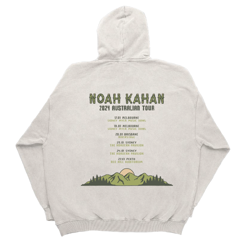 Camp Tour Ivory Pullover Hoodie