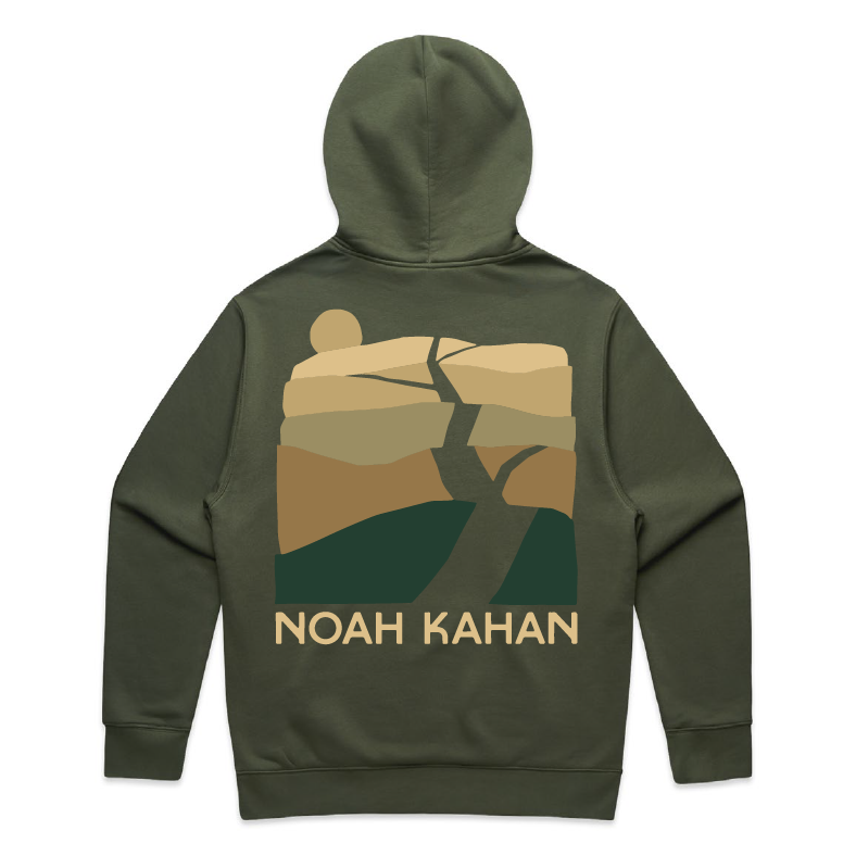 Trails Green Pullover Hoodie